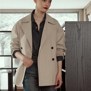 Frontrow Raglan Sleeve Trench Jacket